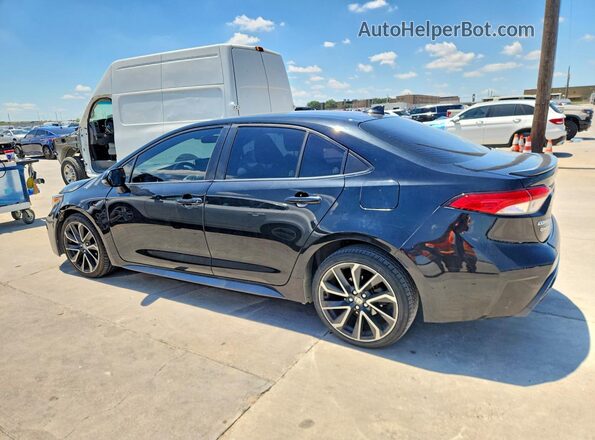 JTDS4RCE9LJ023736 2020 TOYOTA COROLLA Black Trasero izquierdo