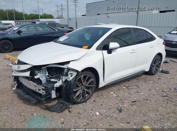 JTDS4RCE9LJ032419 2020 TOYOTA COROLLA White Przód lewy