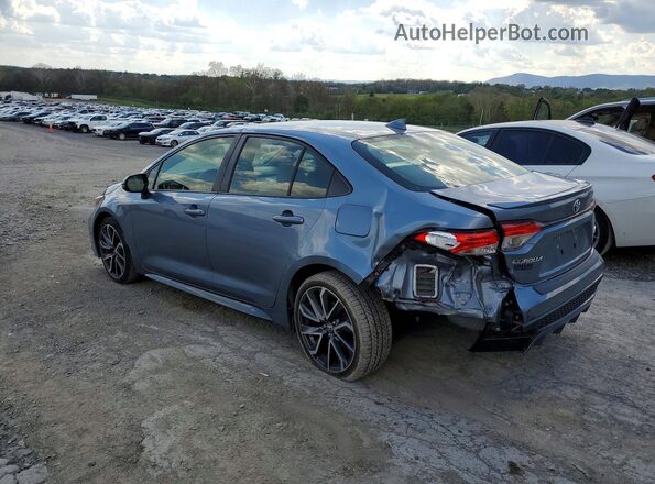 JTDS4RCE9LJ034395 2020 TOYOTA COROLLA Blue Trasero izquierdo