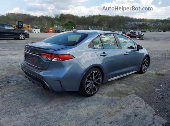 JTDS4RCE9LJ034395 2020 TOYOTA COROLLA Blue Trasero derecho