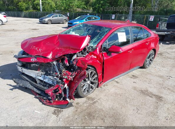 JTDS4RCEXLJ013779 2020 TOYOTA COROLLA Red Przód lewy