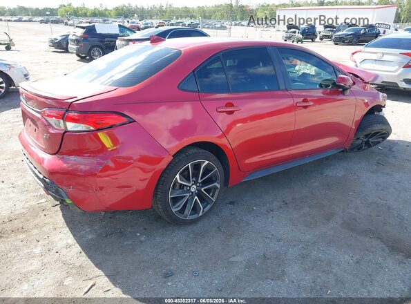 JTDS4RCEXLJ013779 2020 TOYOTA COROLLA Red Tył prawy