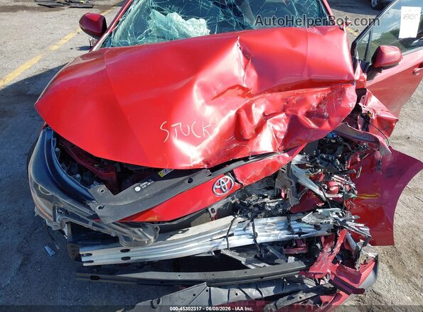 JTDS4RCEXLJ013779 2020 TOYOTA COROLLA Red Widok z tyłu