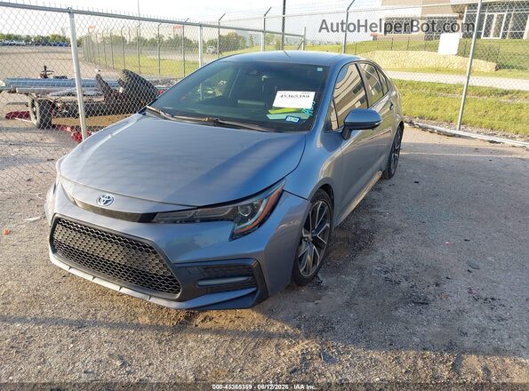 JTDS4RCEXLJ025947 2020 TOYOTA COROLLA Серый Передняя левая четверть