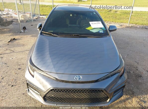 JTDS4RCEXLJ025947 2020 TOYOTA COROLLA Серый Вид щитка приборов