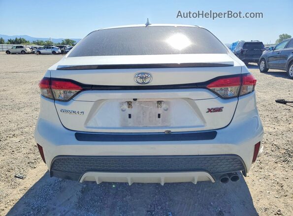 JTDT4MCE7MJ073706 2021 TOYOTA COROLLA White Вид ззаду