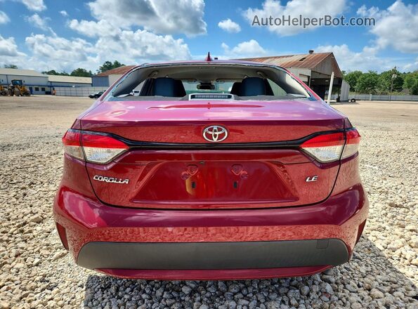 JTDVPMAE2NJ208370 2022 TOYOTA COROLLA Burgundy Вид ззаду