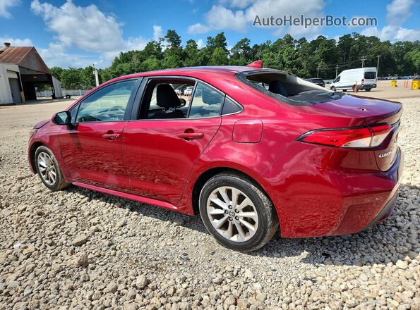 JTDVPMAE2NJ208370 2022 TOYOTA COROLLA Burgundy Задня ліва чверть