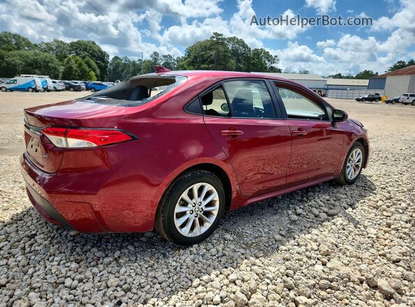 JTDVPMAE2NJ208370 2022 TOYOTA COROLLA Burgundy Задня права чверть