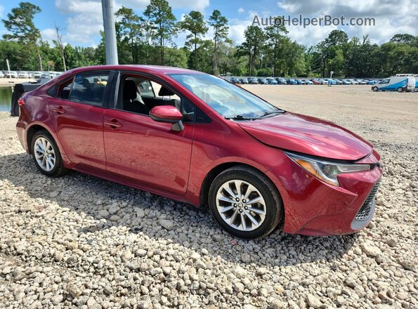 JTDVPMAE2NJ208370 2022 TOYOTA COROLLA Burgundy 