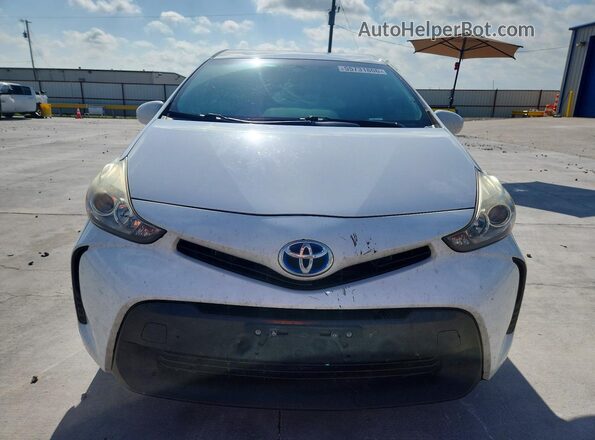 JTDZN3EU2GJ044124 2016 TOYOTA PRIUS Белый Вид спереди
