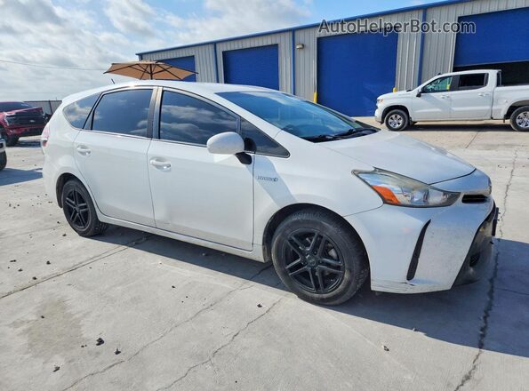 JTDZN3EU2GJ044124 2016 TOYOTA PRIUS Белый Передняя правая четверть