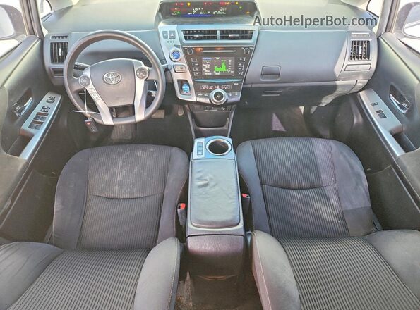 JTDZN3EU2GJ044124 2016 TOYOTA PRIUS Белый Вид панели приборов