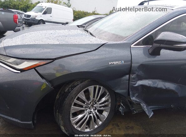 JTEAAAAH0MJ003732 2021 TOYOTA VENZA Blue Դիմացի տեսք