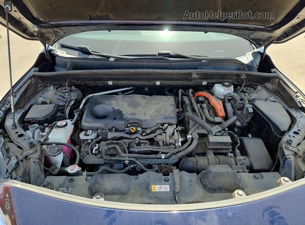 JTEAAAAH0MJ023429 2021 TOYOTA VENZA Blue უკანა სალონის ხედი
