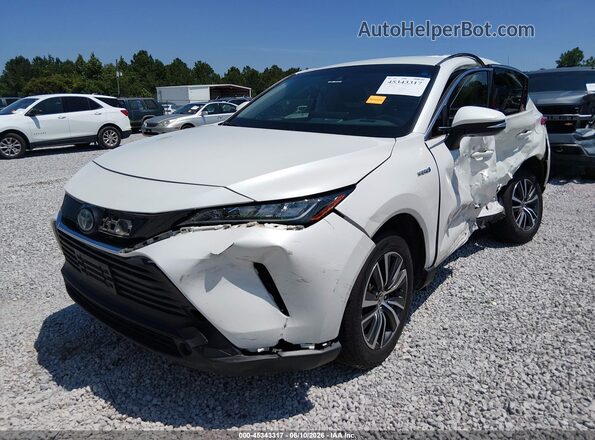 JTEAAAAH0MJ029697 2021 TOYOTA VENZA White წინა მარცხენა ხედი სამი მეოთხედიდან