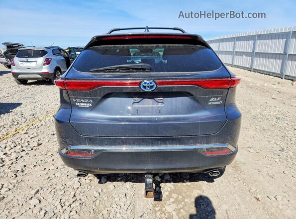 JTEAAAAH0MJ078771 2021 TOYOTA VENZA Blue Вид ззаду