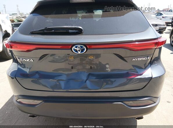 JTEAAAAH0NJ117814 2022 TOYOTA VENZA Gray Widok z przodu
