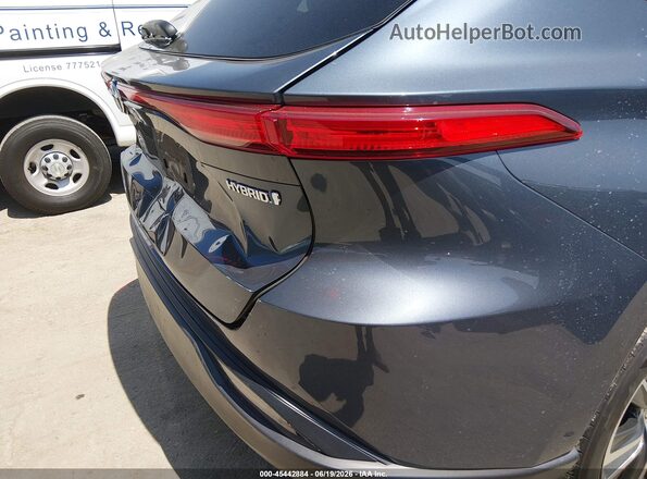 JTEAAAAH0NJ117814 2022 TOYOTA VENZA Gray Widok wnętrza z tyłu