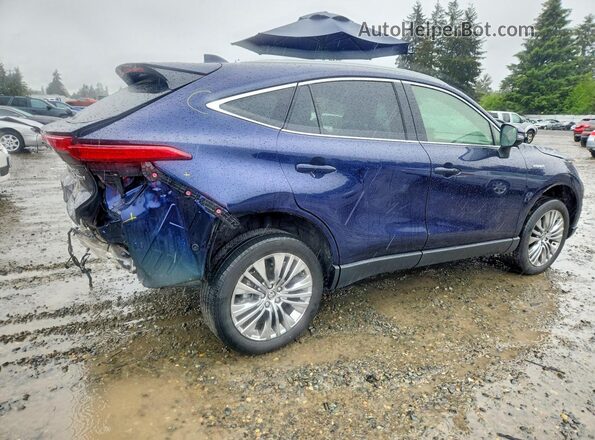 JTEAAAAH2MJ014098 2021 TOYOTA VENZA Blue Задня права чверть