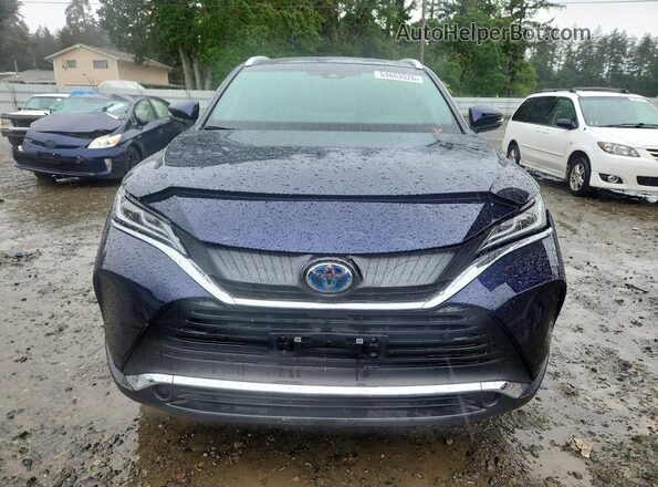 JTEAAAAH2MJ014098 2021 TOYOTA VENZA Blue Вид спереду