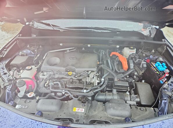 JTEAAAAH2MJ014098 2021 TOYOTA VENZA Blue Вид підкапотного простору