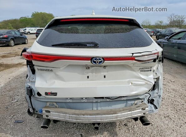 JTEAAAAH2MJ074740 2021 TOYOTA VENZA White უკანა ხედი
