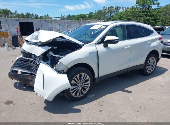 JTEAAAAH2MJ077167 2021 TOYOTA VENZA White Przód lewy