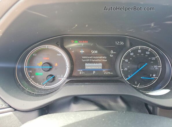 JTEAAAAH2NJ113604 2022 TOYOTA VENZA Blue Vista del cuadro de instrumentos