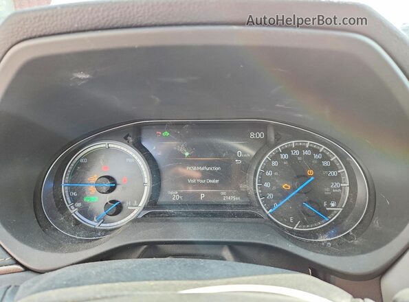 JTEAAAAH2RJ161691 2024 TOYOTA VENZA White Widok zestawu wskaźników