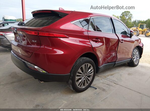 JTEAAAAH2RJ179110 2024 TOYOTA VENZA Burgundy Trasero derecho