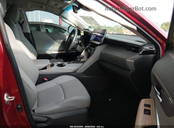 JTEAAAAH2RJ179110 2024 TOYOTA VENZA Burgundy Vista interior delantera