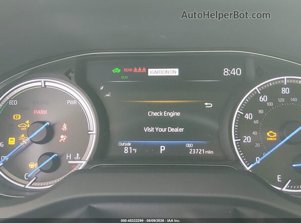 JTEAAAAH2RJ179110 2024 TOYOTA VENZA Burgundy Vista de los asientos traseros
