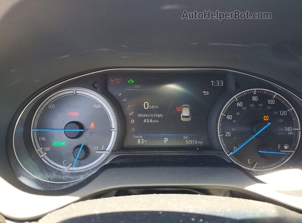 JTEAAAAH2RJ180404 2024 TOYOTA VENZA Gray ხელსაწყოთა პანელის ხედი