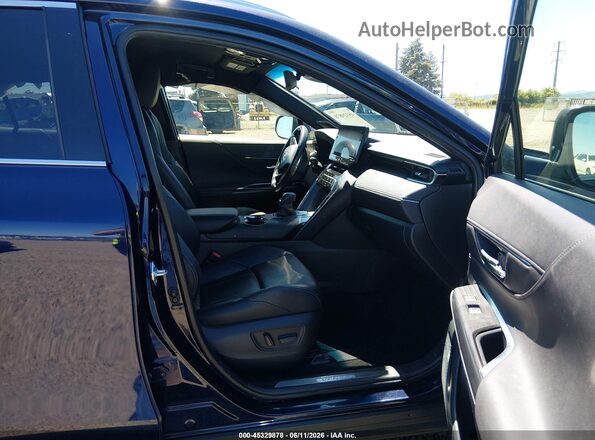 JTEAAAAH3MJ018130 2021 TOYOTA VENZA Blue Widok wnętrza z przodu