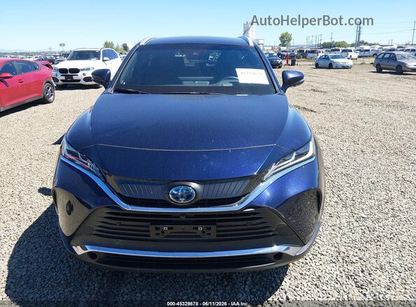 JTEAAAAH3MJ018130 2021 TOYOTA VENZA Blue Widok wnętrza z tyłu