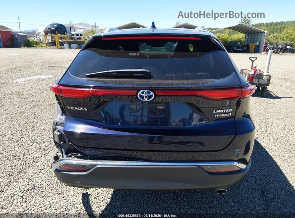 JTEAAAAH3MJ018130 2021 TOYOTA VENZA Blue 