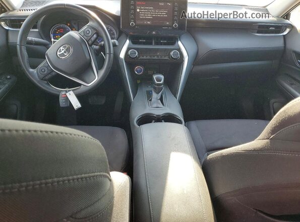 JTEAAAAH3MJ021707 2021 TOYOTA VENZA Black Widok deski rozdzielczej