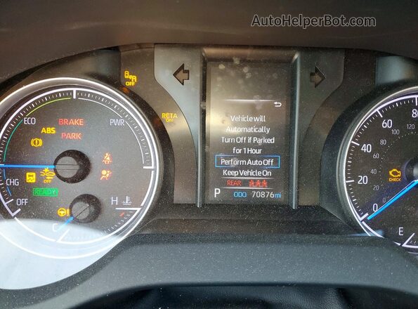 JTEAAAAH3MJ021707 2021 TOYOTA VENZA Black Widok zestawu wskaźników