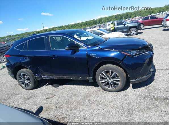 JTEAAAAH3MJ026468 2021 TOYOTA VENZA Blue ხელსაწყოთა პანელის ხედი