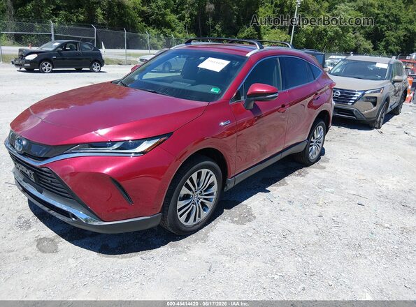 JTEAAAAH3MJ086881 2021 TOYOTA VENZA Red Vista tres cuartos delantera izquierda