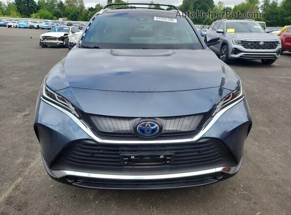 JTEAAAAH3NJ116401 2022 TOYOTA VENZA Blue Widok z przodu