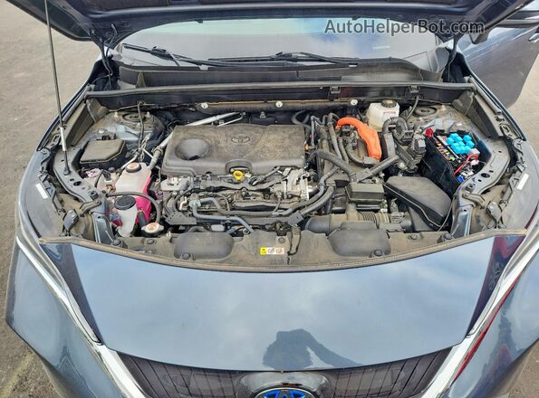 JTEAAAAH3NJ116401 2022 TOYOTA VENZA Blue Widok wnętrza z tyłu