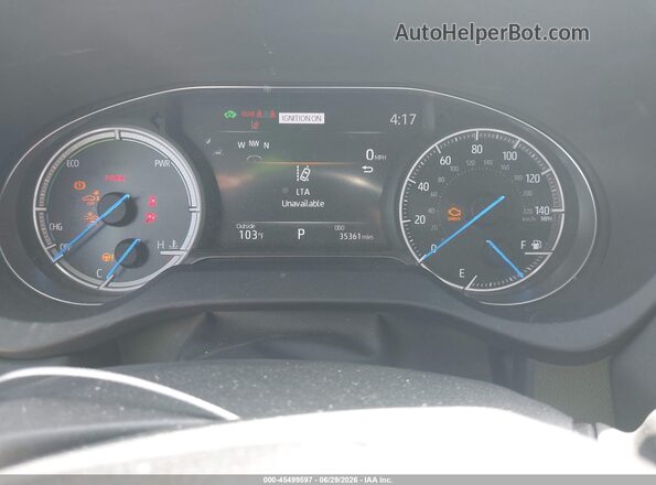 JTEAAAAH3RJ166169 2024 TOYOTA VENZA Белый Вид щитка приборов