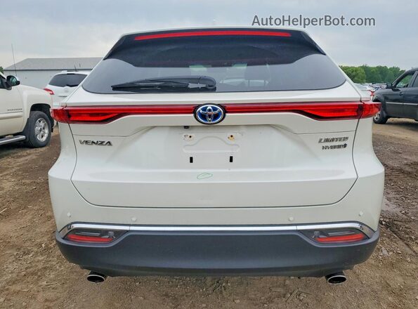 JTEAAAAH5MJ063067 2021 TOYOTA VENZA White Vista trasera