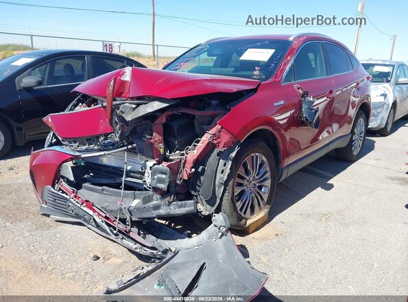 JTEAAAAH5MJ067569 2021 TOYOTA VENZA Burgundy წინა მარცხენა ხედი სამი მეოთხედიდან