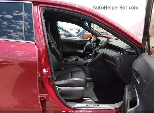 JTEAAAAH5MJ067569 2021 TOYOTA VENZA Burgundy წინა სალონის ხედი