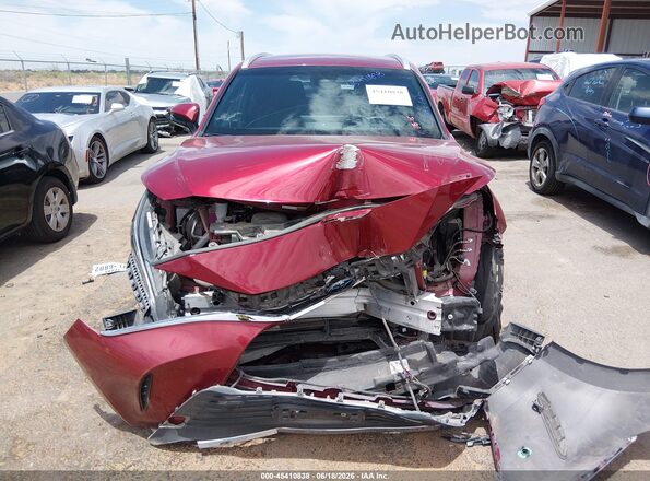 JTEAAAAH5MJ067569 2021 TOYOTA VENZA Burgundy უკანა სალონის ხედი