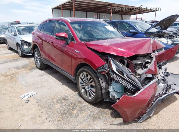 JTEAAAAH5MJ067569 2021 TOYOTA VENZA Burgundy სალონის 360-გრადუსიანი ხედი