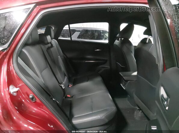 JTEAAAAH5NJ090156 2022 TOYOTA VENZA Red Vista de la etiqueta del VIN